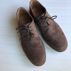 Clarks Men suede Oxford